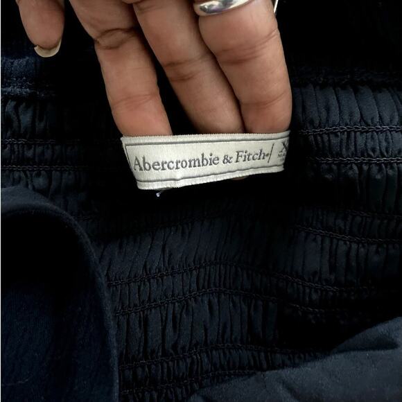 Abercombie & Fitch Black Scrunchie Strap Maxi Dress - Sz. XL (NWOT) - Picture 5 of 7